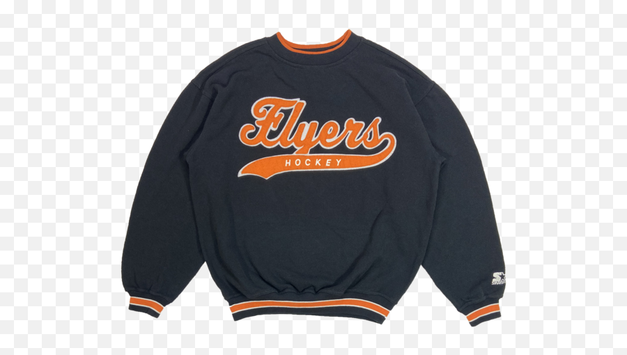 90u0027s Starter Philadelphia Flyers Nhl Vintage Sweat - Shirt Long Sleeve Emoji,Philadelphia Flyers Logo