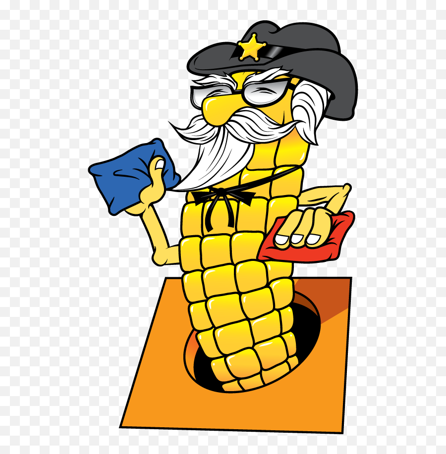 Cornhole Clipart - Corn Hole Cartoon With Transparent Background Emoji,Cornhole Clipart