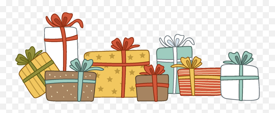 Christmas Gifts Clipart - Christmas Gift Free Png Emoji,Christmas Gifts Clipart