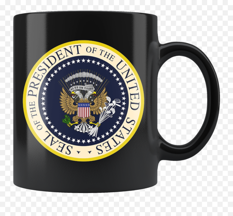 Fake Presidential Seal Mug 45 Es Un Titere - Anti Trump Emoji,Presidential Seal Png