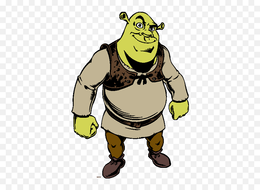 Shrek Clip Art - Ogre Shrek Clipart Emoji,Character Clipart