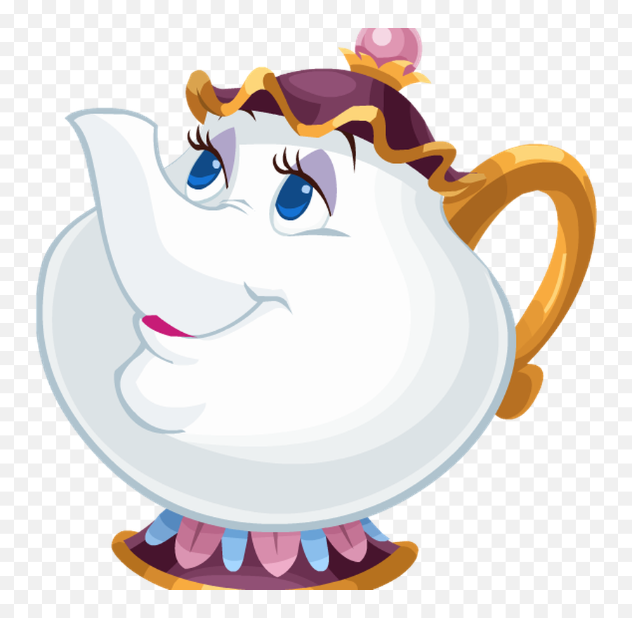 Download Beauty And The Beast Teapot Png - Beautiful And The Mrs Potts Png Beauty And The Beast Emoji,Beauty And The Beast Png