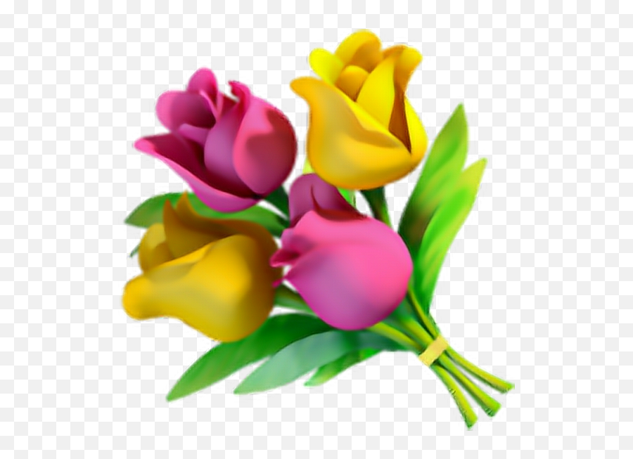 Emoji Flor Transparent Png Image - Iphone Flowers Emoji Png,Flor Png