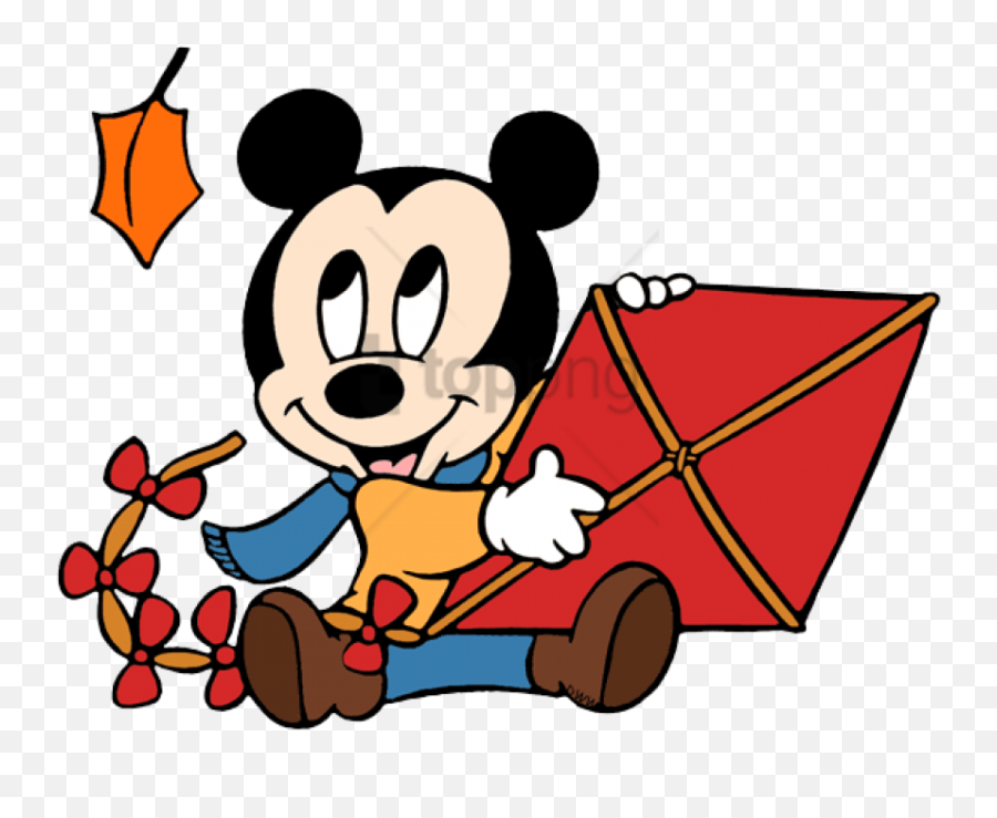 Free Png Baby Mickey Kite - Baby Mickey Mouse Red Mickey Mouse Emoji,Mickey Mouse Png
