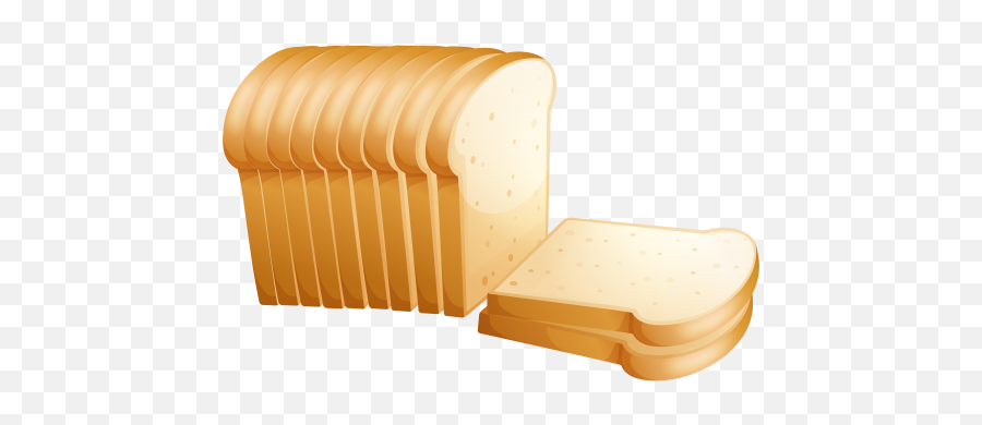 Download Toast Bread Png Clip Art - Bread Png Clipart Emoji,Bread Clipart