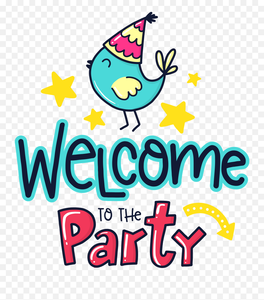 Welcome To The Party Welcome To The Party Funny Doodles - Welcome To Gym Posters Emoji,Dry Erase Marker Clipart