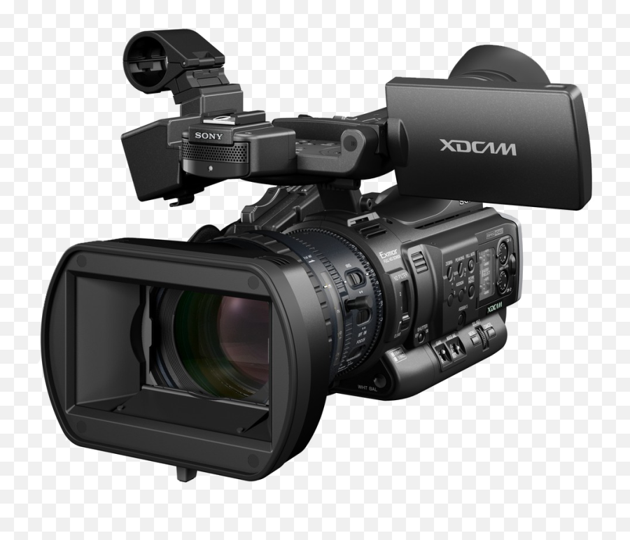 Professional Video Camera Hq Png Image - Camera Sony Pmw 200 Emoji,Video Camera Png