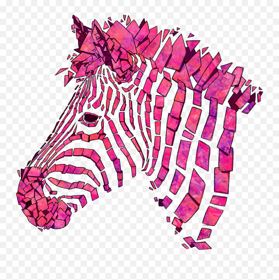 Pink Zebra Logo Png - Pink Zebra Png Emoji,Zebra Logo