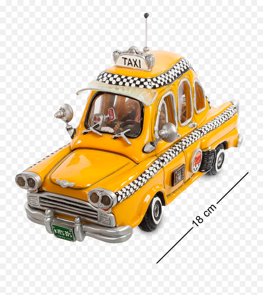 Compact City Classic Car Taxi Model - Taxi Clasico Emoji,Taxi Clipart