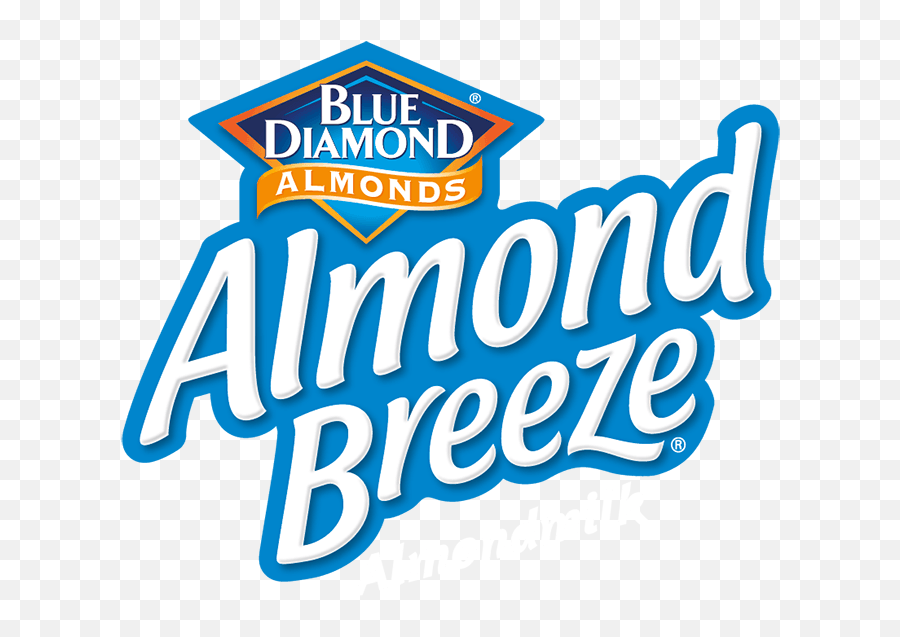 Blue Diamond Milk Logo - Blue Diamond Almond Breeze Logo Emoji,Milk Logo