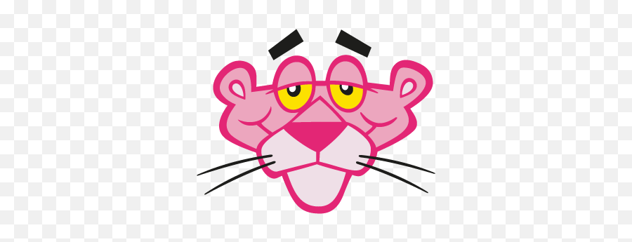 Pink Panther Logo Vector Download - Pink Panther Vector Emoji,Panther Logo