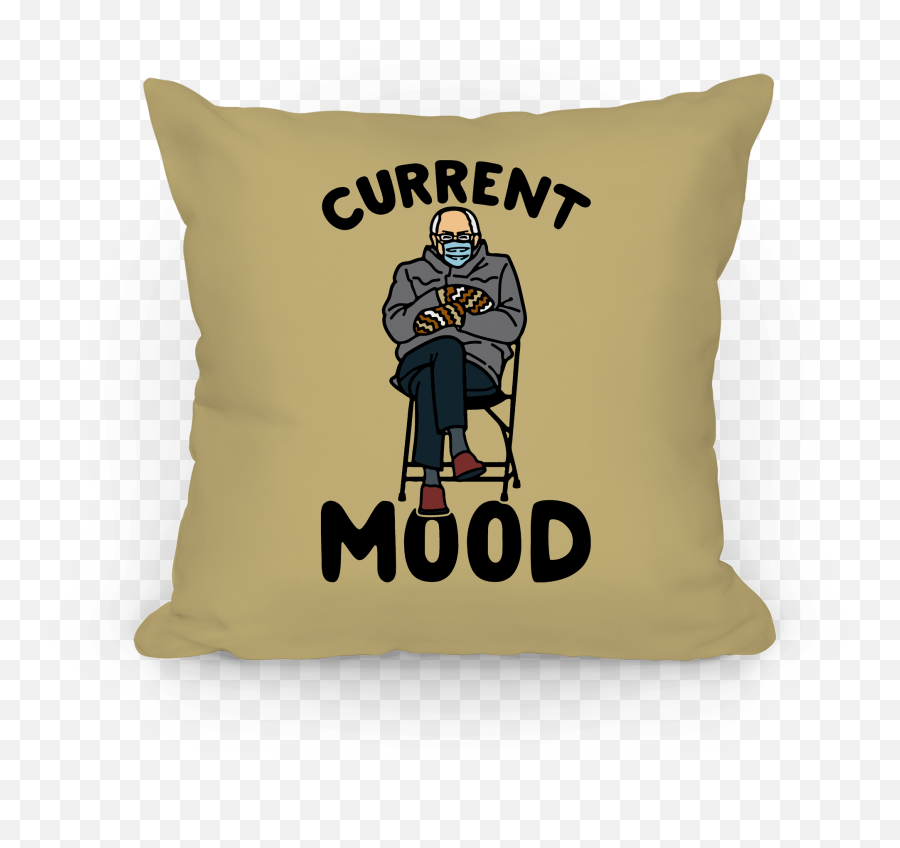 Current Mood Sassy Bernie Sanders Pillows Lookhuman - Fictional Character Emoji,Bernie Sanders Png