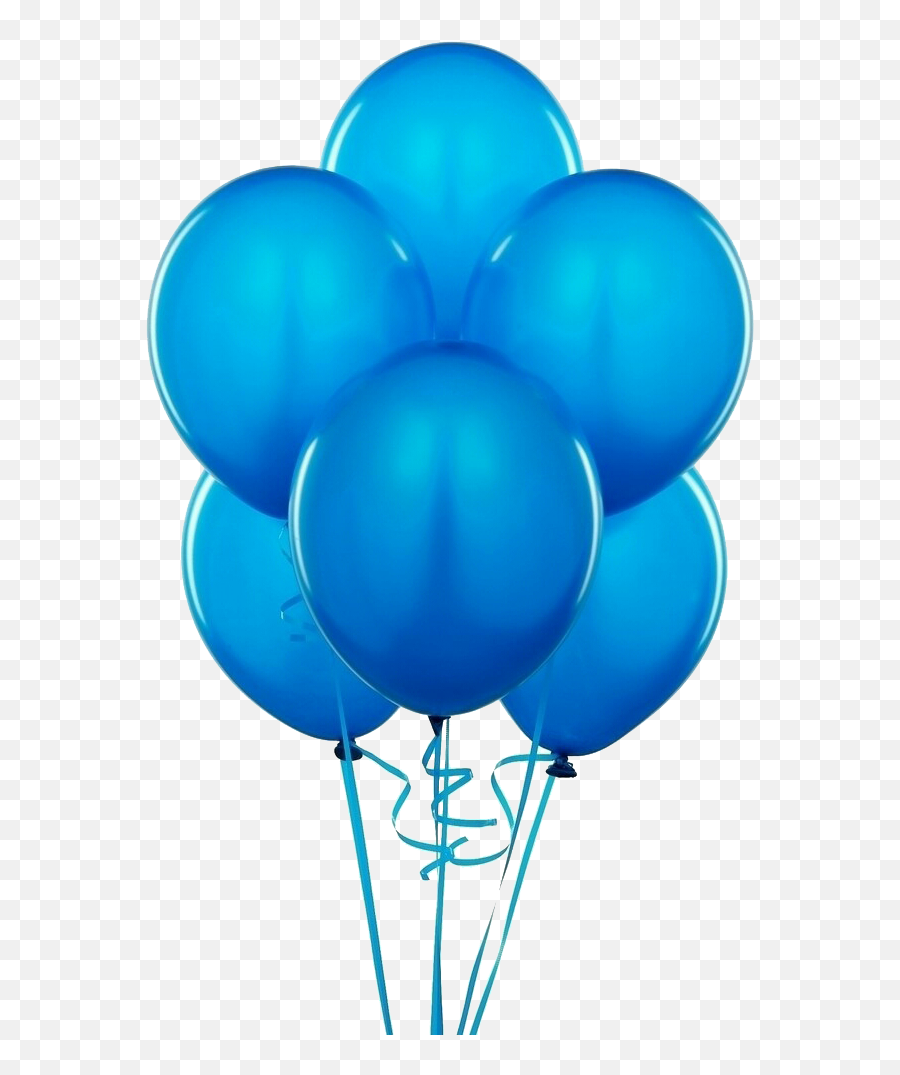Balloon Clip Art Transprent - Blue Balloons Transparent Blue Balloons Clipart Emoji,Blue Balloon Clipart
