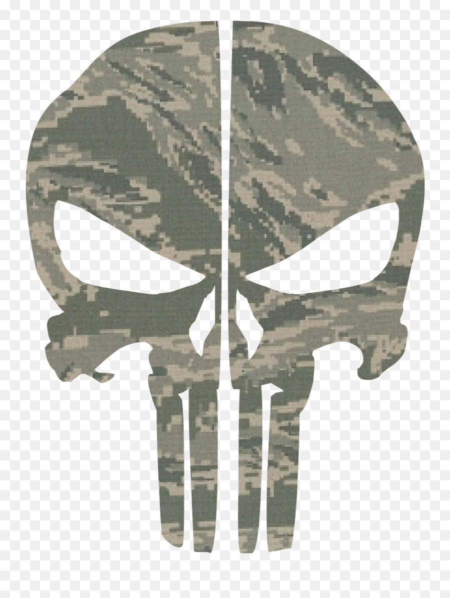 Air Force Digtial Camo Punisher Skull - Punisher Skull Camo Emoji,Punisher Logo