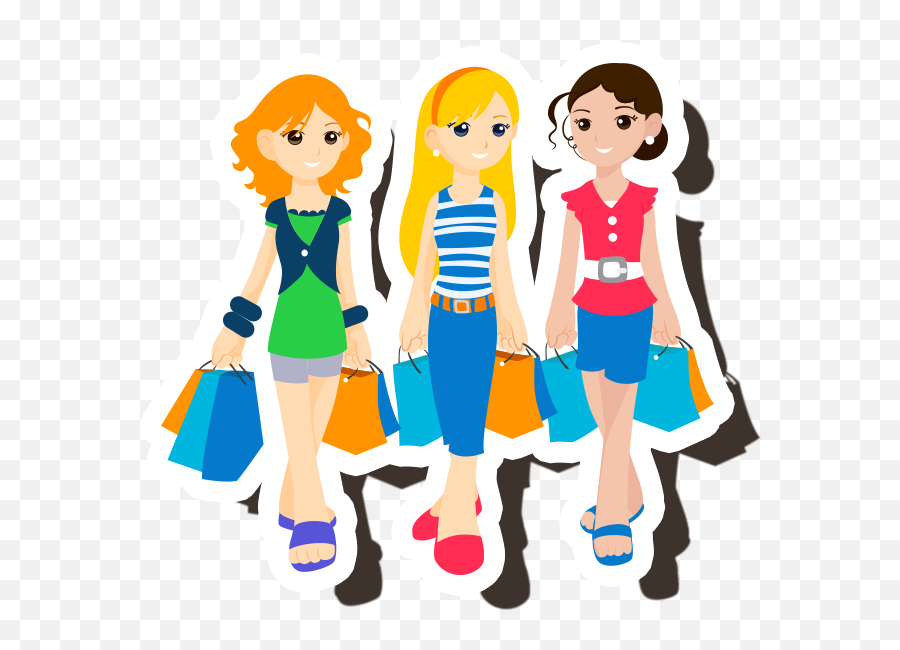 Book Friends Picture Free Png Files - Shopping With Friends Transparent Emoji,Friends Clipart