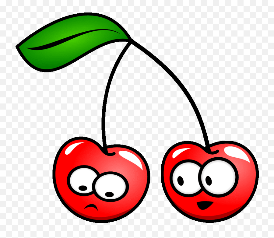Orange Juice Cartoon Fruit Clip Art - Clipart Cherry Png Emoji,Cherry Clipart