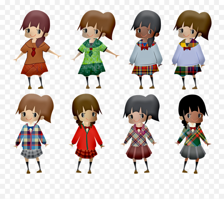 Free Photo Little Girls Pony Tails Afro American Girls - Max Emoji,African American Girl Clipart