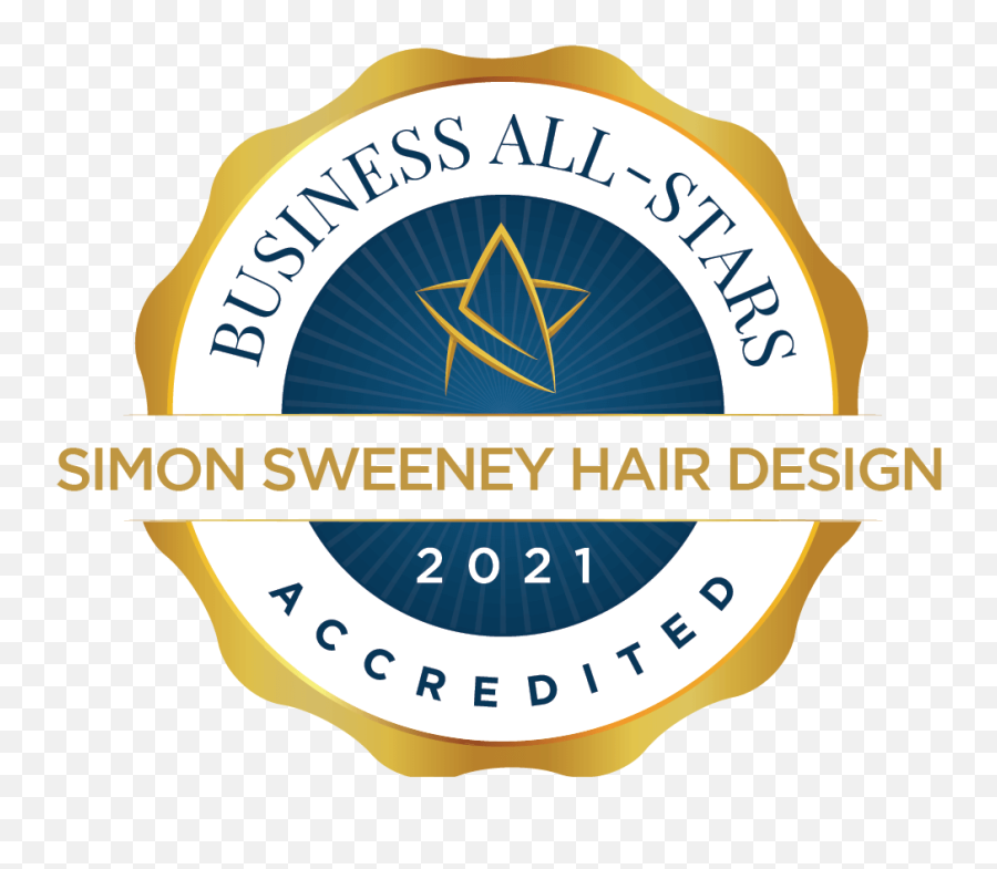Simon Sweeney Hair Design Become Business All - Star Accredited Emoji,Logo All Stars 2