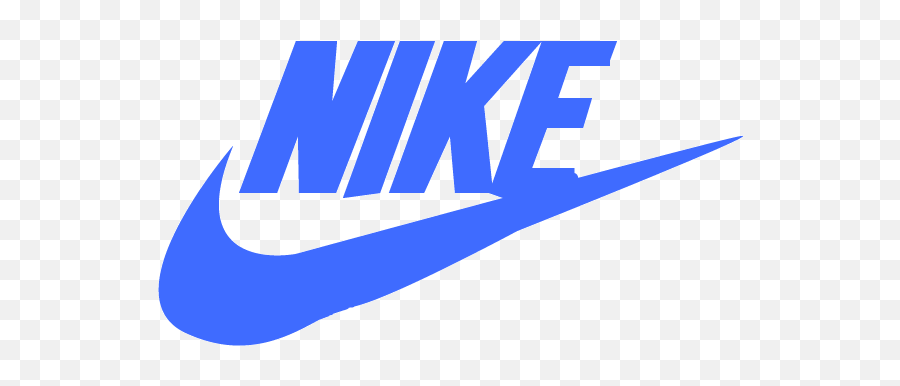 White Nike Logo - Blue Nike Logo White Background Emoji,Nike Png