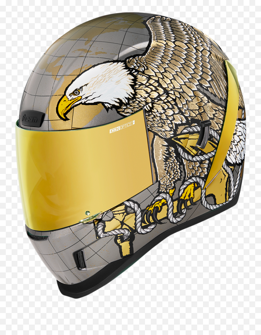 Icon Airform Helmet - Semper Fi Gold Richmond Honda House Emoji,Semper Fi Logo