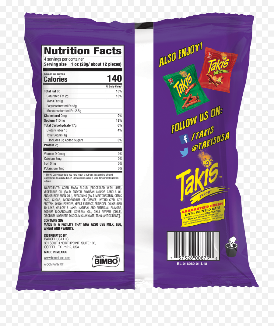 Takis Fuego Hot Chili Pepper And Lime Tortillas Chips Extreme Hot 4 Oz 1134 G Emoji,Takis Png