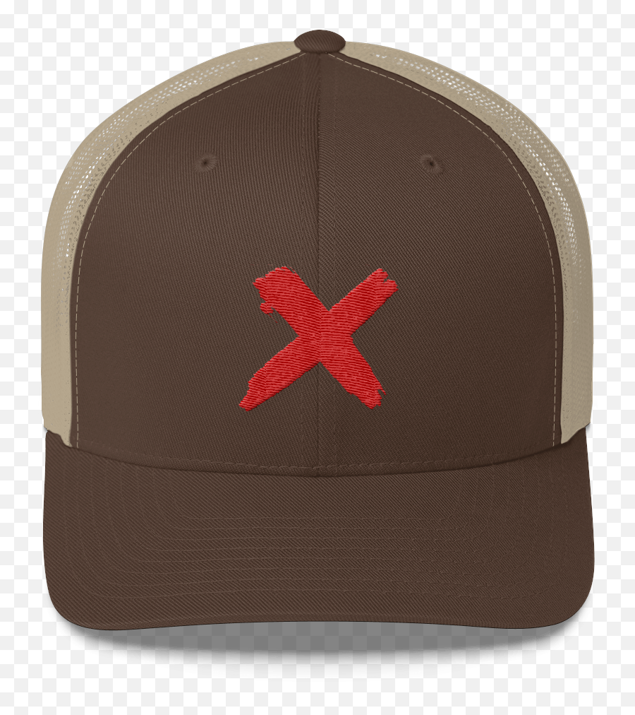 Red X Trucker Hat - Hat Emoji,Red X Transparent