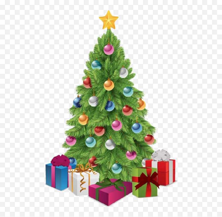 Myhome Clip Christmas Tree - Christmas Tree Transparent Background Clip Art Emoji,Christmas Tree Png