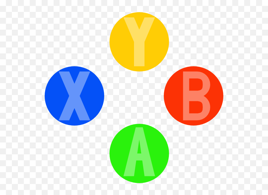 Xbox Controller Light Buttons Clip Art - Xbox Controller Transparent Xbox Controller Buttons Emoji,Xbox Logo Png