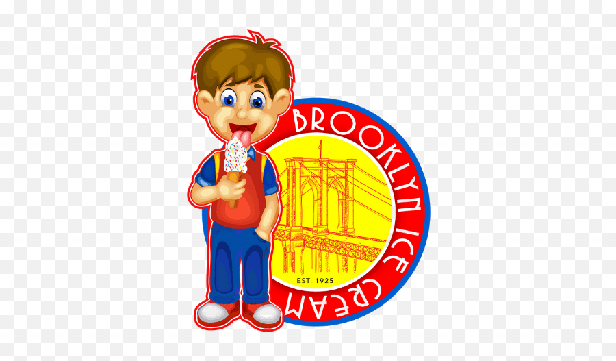 Brooklyn Ice Cream New York Food Trucks Ice Cream Catering Emoji,Ice Cream Logo