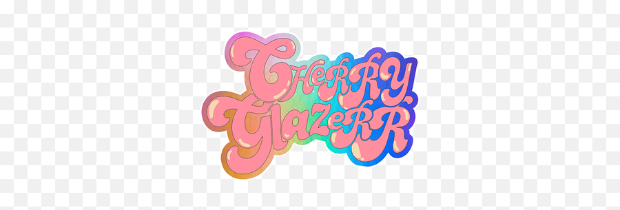 Cherry Glazerr Holographic Sticker Home Page Cherry Glazerr Emoji,Holographic Png
