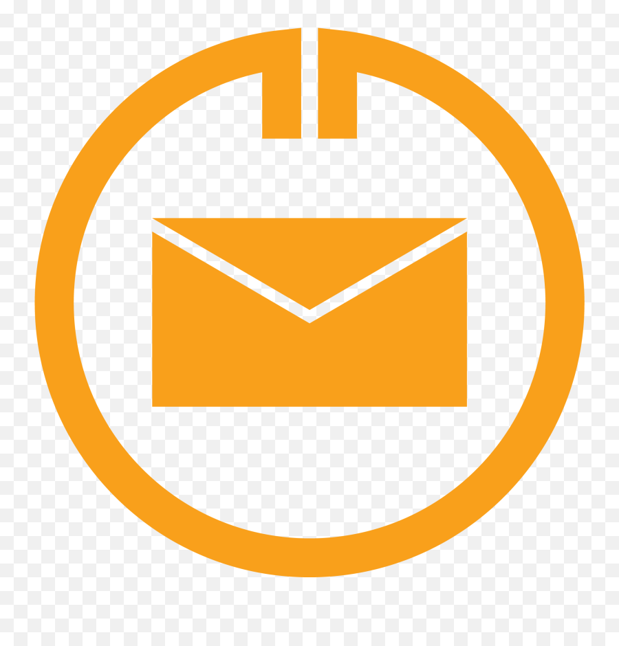 Mail Icon White Email Icon Png - Icon Email Kuning Png Emoji,Mail Icon Png