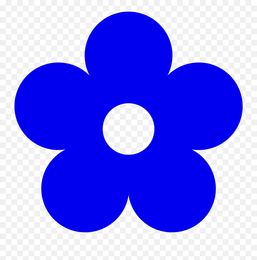 Download Blue - Color Clipart Cartoon Flower Transparent Gloucester Road Tube Station Emoji,Flower Transparent Background