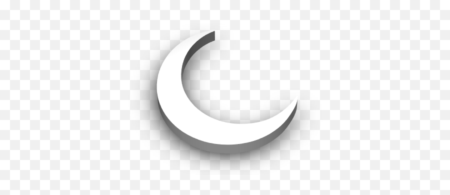 Download White Transparent Crescent - Solid Emoji,Crescent Moon Png