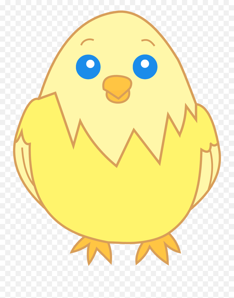 Cute Yellow Chick Clipart - Clip Art Transparent Cartoon Happy Emoji,Chick Clipart