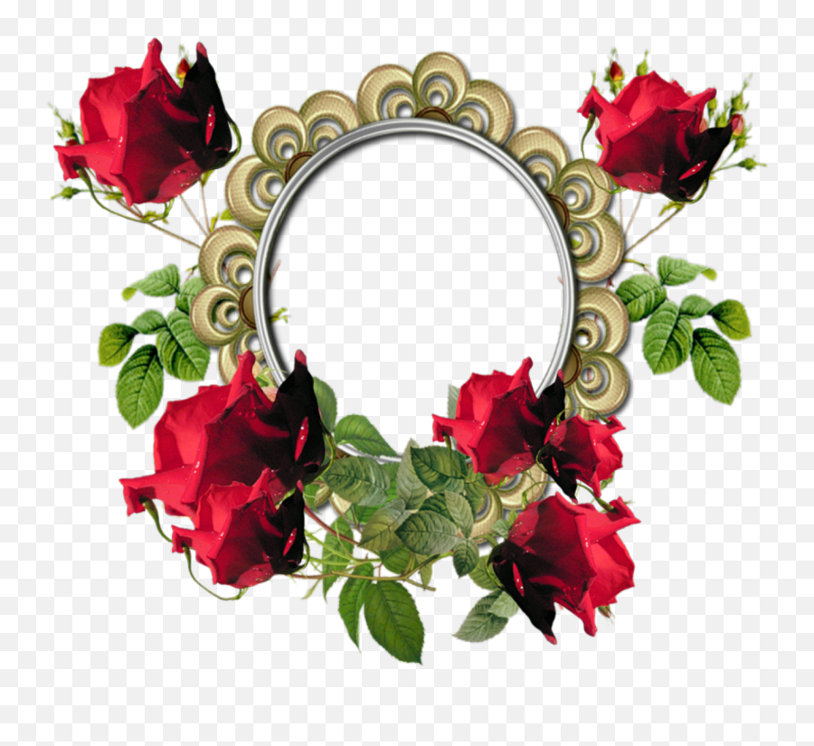 Flower Border Png - Clipart Best Rose Flower Photo Frame Png Emoji,Flower Border Png