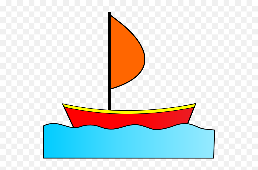 Sailboat Clip Art Of Boat Clipart - Vertical Emoji,Boat Clipart