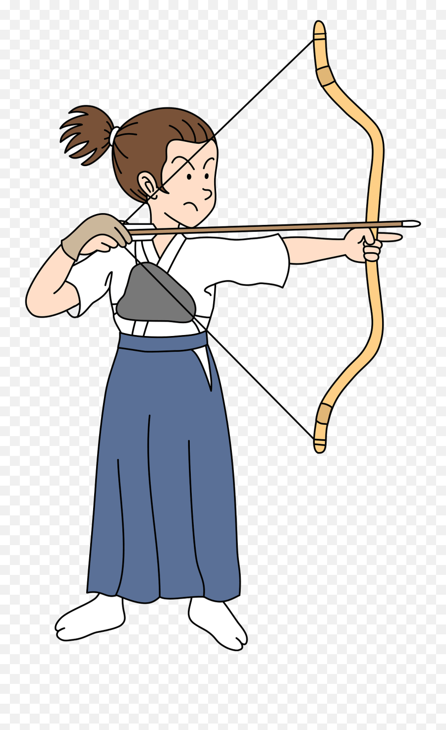 Japanese Archery Clipart Free Download Transparent Png Emoji,Bow And Arrow Clipart