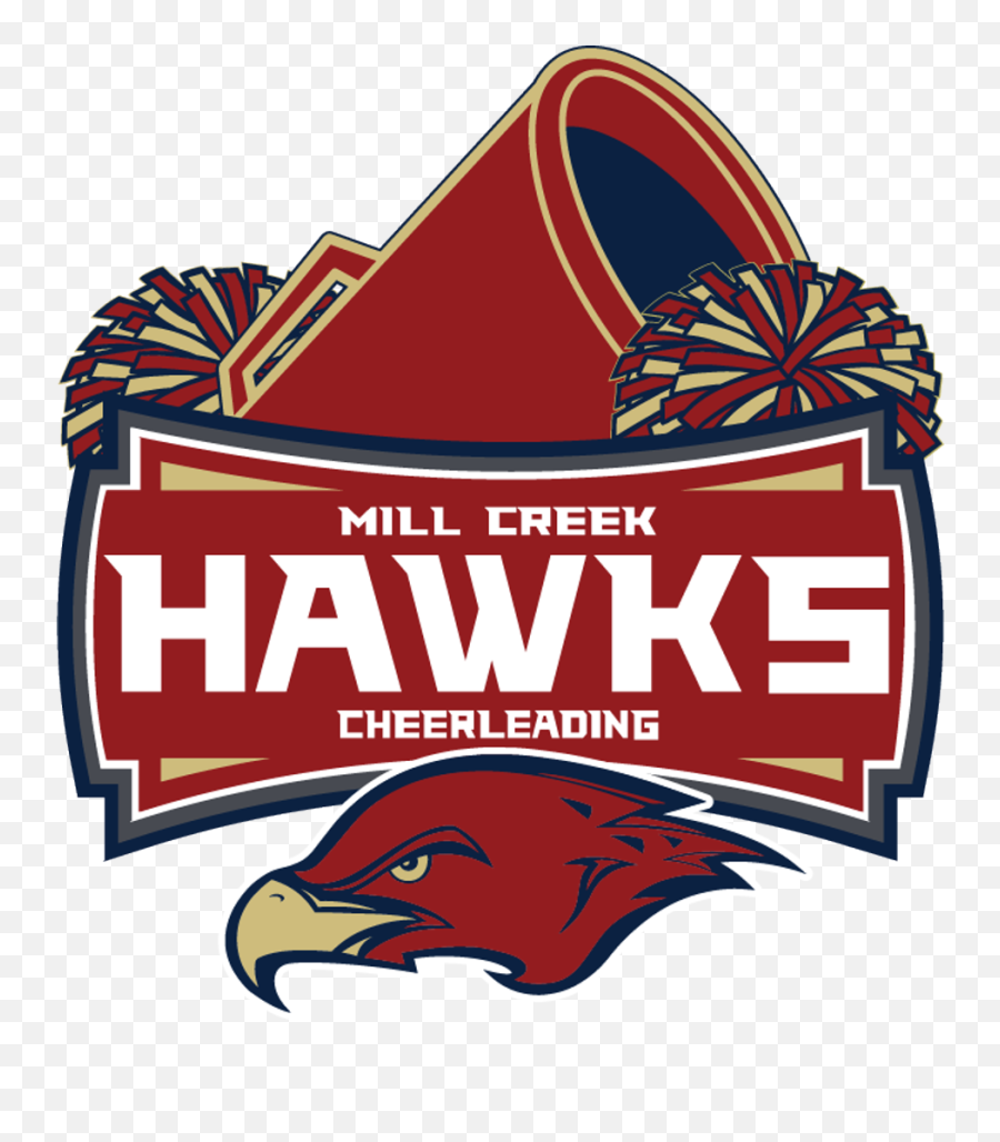 Mill Creek Cheer - Mill Creek Hawk Emoji,Cheer Logo