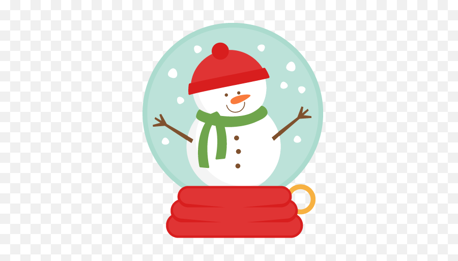 Snowman Snow Globe Clipart Png Image - Clipart Snow Globe Png Emoji,Snow Globe Clipart