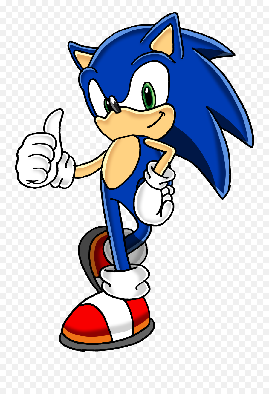 Sonic Hedgehog Blue Ok Transparent Png - Sonic Ok Png Emoji,Sonic Png