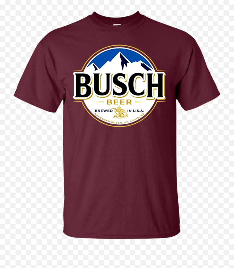 Busch Beer Logo T Shirt Hoodie Sweater - For Adult Emoji,Busch Logo