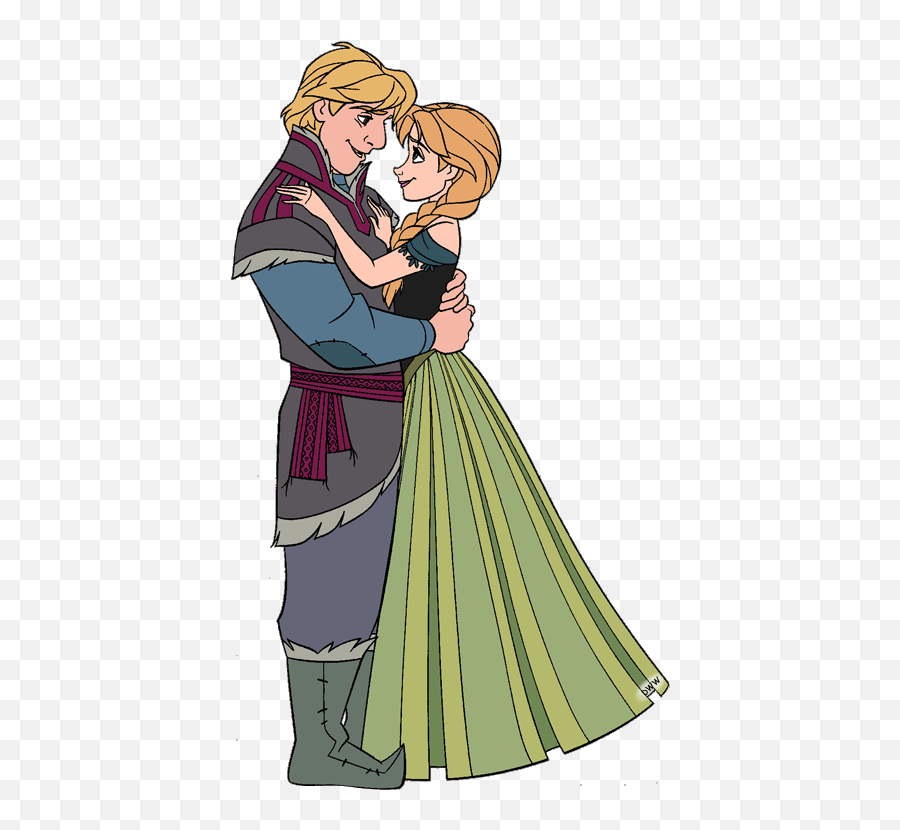Anna And Kristoff Frozen 1 - Clip Art Library Frozen Anna And Kristoff Clipart Emoji,Fever Clipart