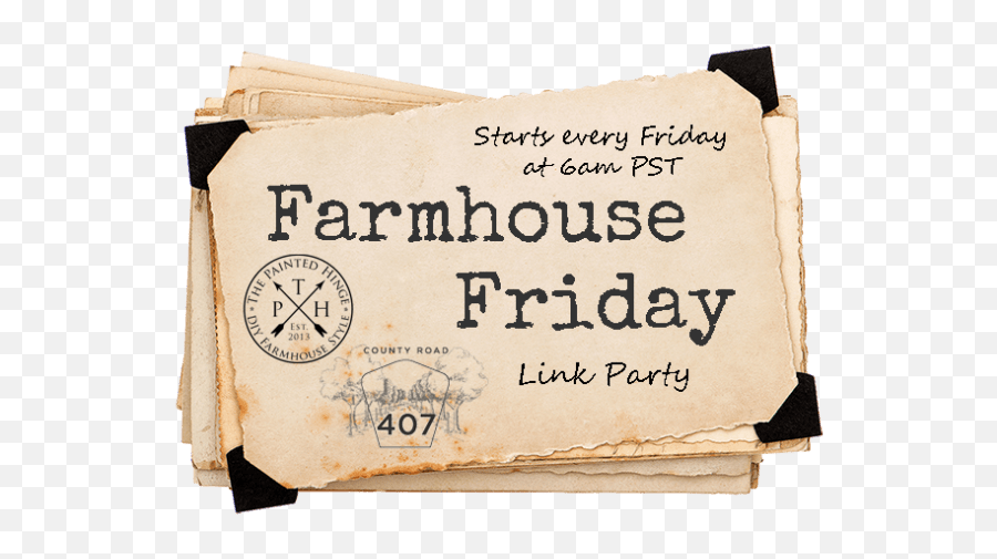 Farmhouse Friday Link Party - Language Emoji,Farmhouse Logo