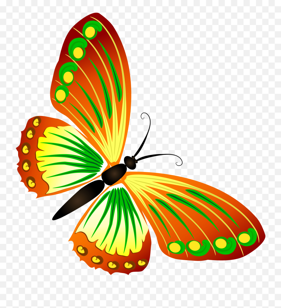 Paintbrush Clipart Pottery Painting - Clip Art Png Transparent Butterfly Garden Clipart Emoji,Paintbrush Clipart