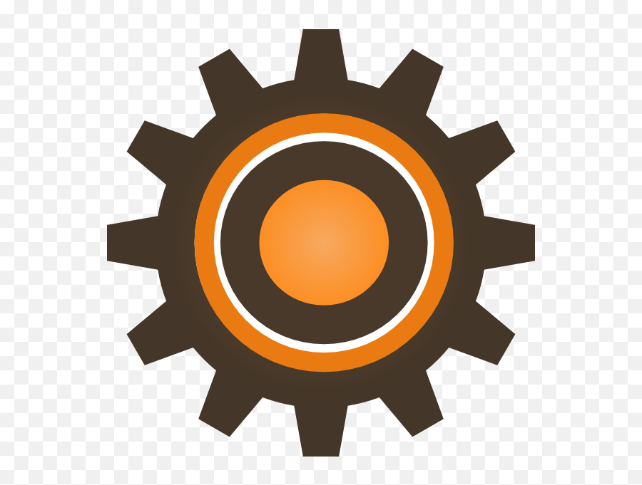 Brown And Cogwheel Clip Art At Clker - Cog Wheel Png Cog Wheel Png Emoji,Cog Clipart