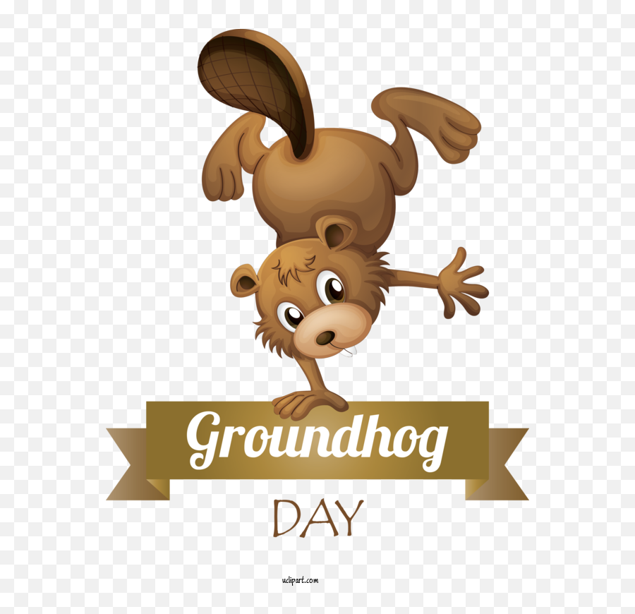 Holidays Cartoon Logo Animation For Groundhog Day - Transparent Dancing Groundhog Emoji,Logo Animation