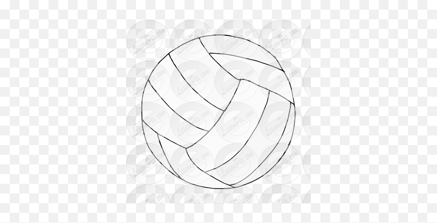 Volleyball Picture For Classroom - Horizontal Emoji,Volleyball Clipart