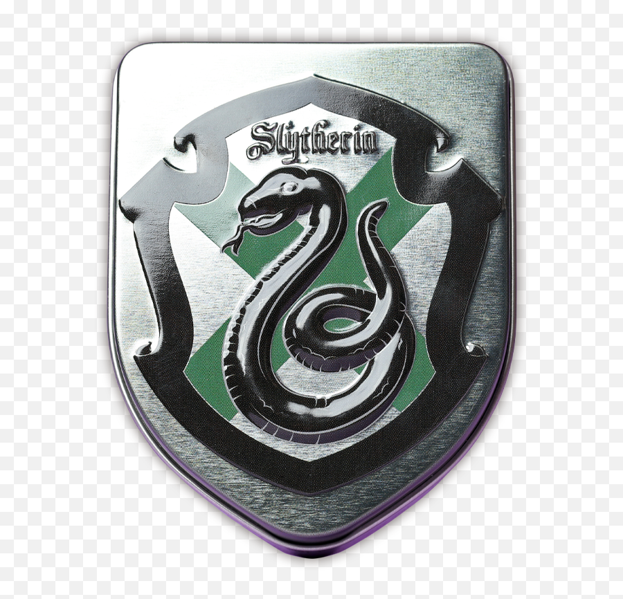 Harry Potter Crest Tins With Jelly Beans - Original Candy Emoji,Slytherin Crest Png