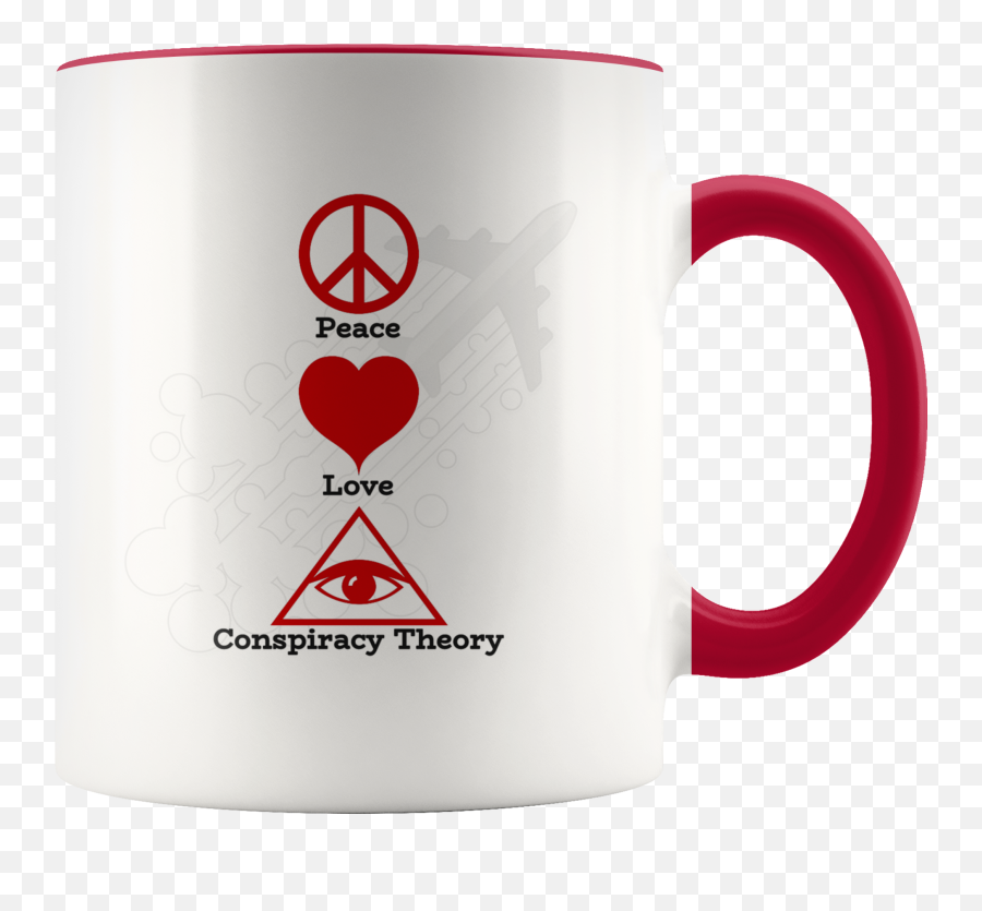 Peace Love Conspiracy Theory All Seeing Eye Coffee Mug Emoji,All Seeing Eye Png