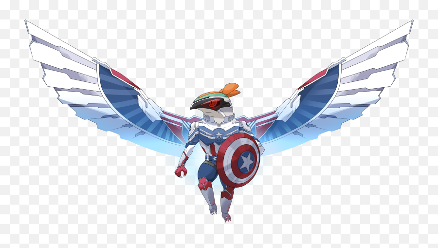 I Drew Some Pokemon As Some Main Characters From Falcon And Emoji,Falcon Marvel Png